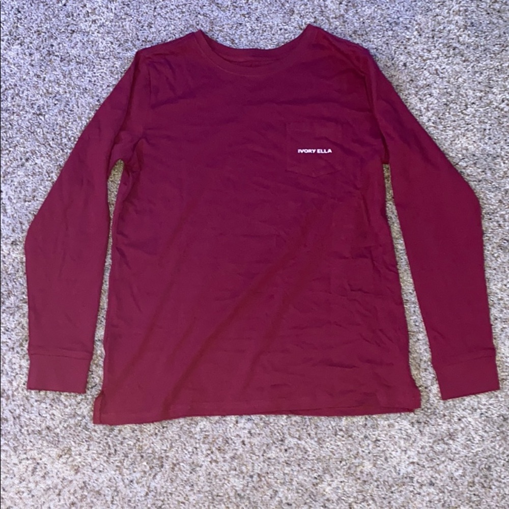 Long sleeve Ivory Ella crew neck